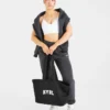 Retro-broderade mjukisbyxor i oversized-modell