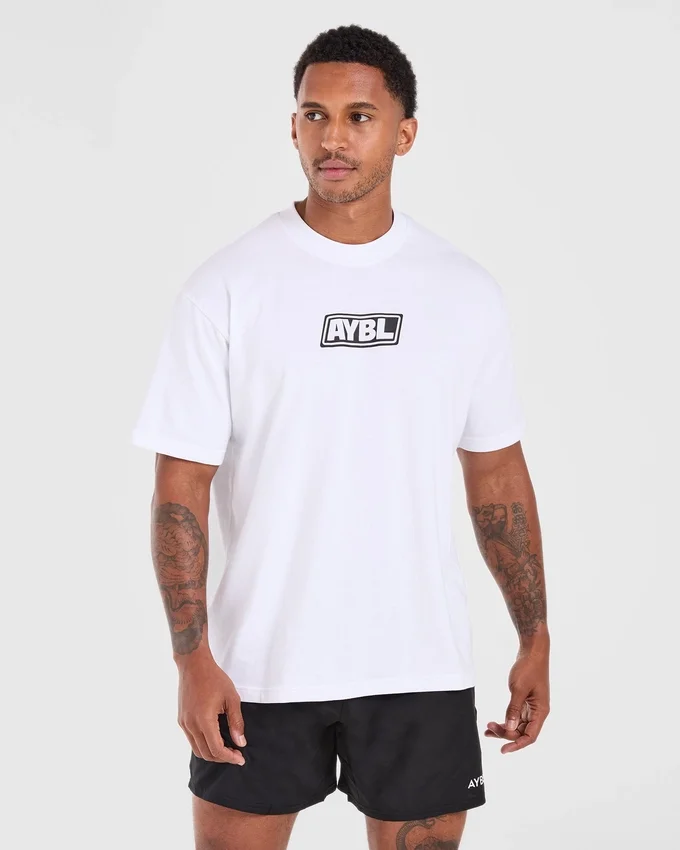 Retro-T-shirt i oversized-modell