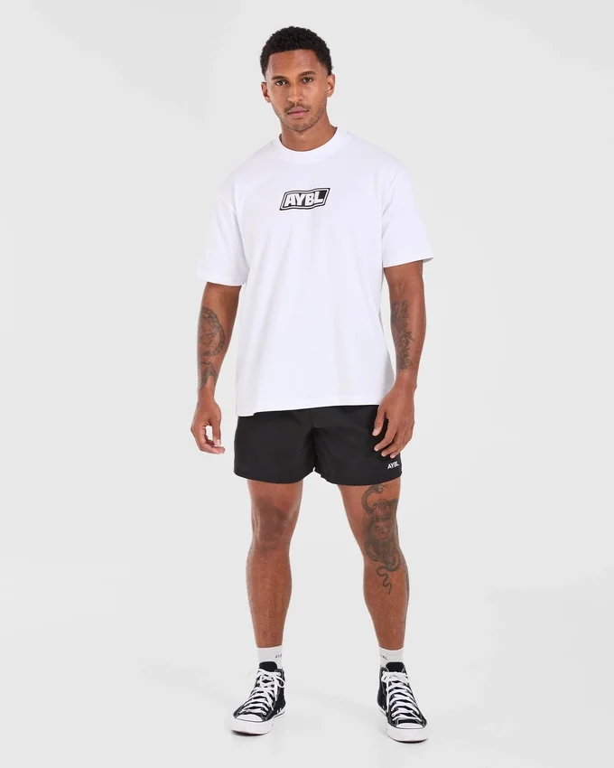 Retro-T-shirt i oversized-modell