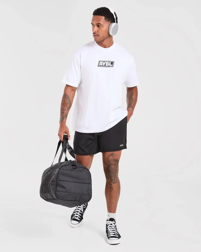 Retro-T-shirt i oversized-modell
