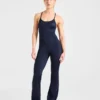Sculpt Backless Flared All In One