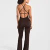 Sculpt Backless Flared All In One