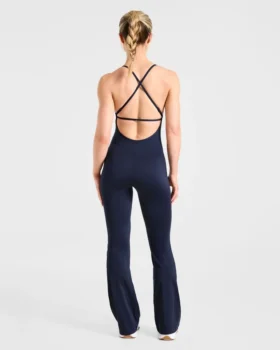 Sculpt Backless Flared All In One