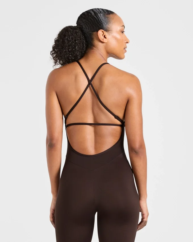Sculpt Backless Flared All In One