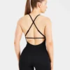 Sculpt Backless Flared All In One