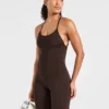 Sculpt Backless Flared All In One