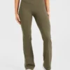 Sculpt Wrap-leggings med utsvängda ben