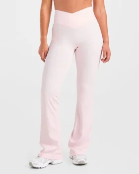 Sculpt Wrap-leggings med utsvängda ben