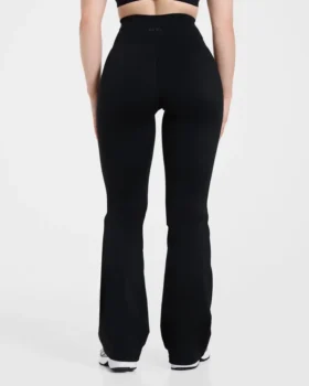 Sculpt Wrap-leggings med utsvängda ben