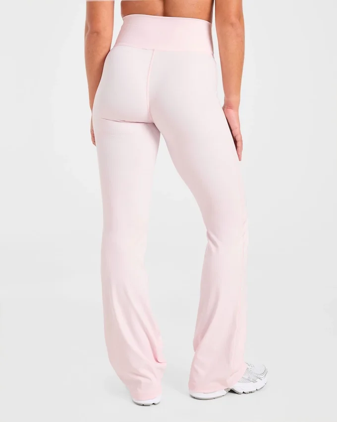 Sculpt Wrap-leggings med utsvängda ben