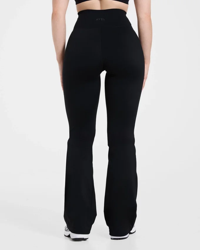 Sculpt Wrap-leggings med utsvängda ben