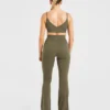 Sculpt Wrap-leggings med utsvängda ben
