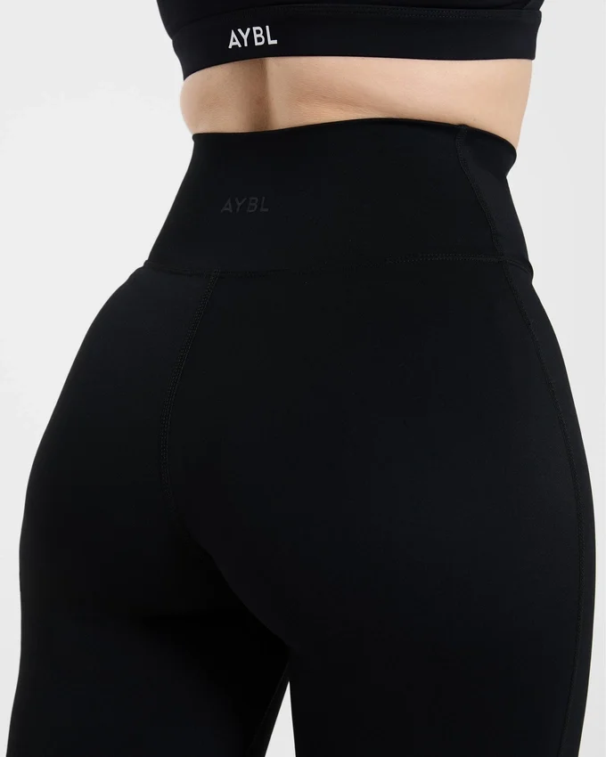 Sculpt Wrap-leggings med utsvängda ben