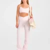 Sculpt Wrap-leggings med utsvängda ben