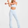 Sculpt Wrap-leggings med utsvängda ben