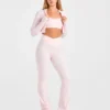 Sculpt Wrap-leggings med utsvängda ben