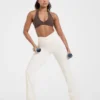 Sculpt Wrap-leggings med utsvängda ben
