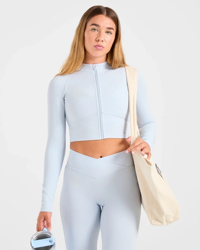 Sculpt Wrap Zip Up-jacka