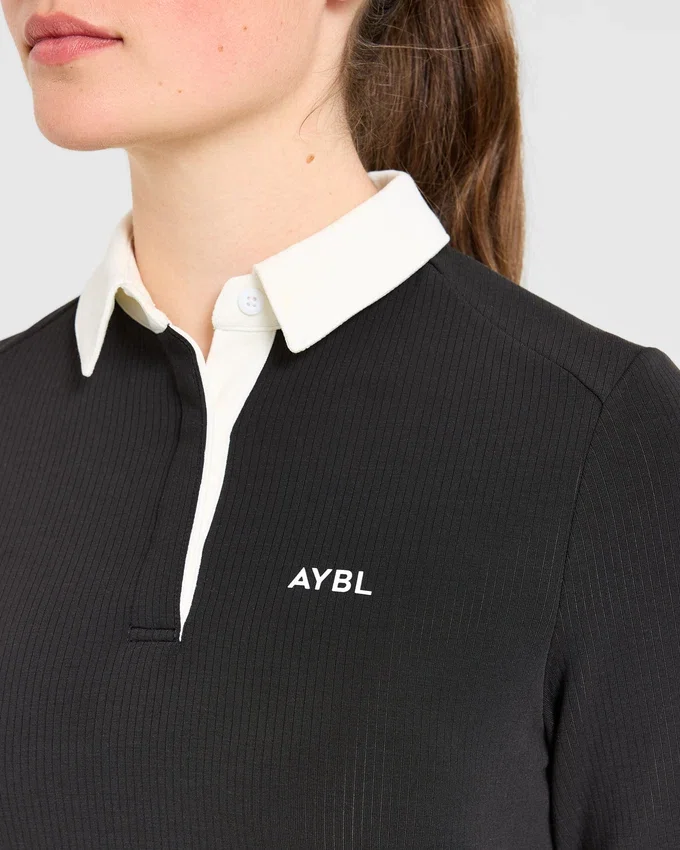 Signature långärmad polotröja