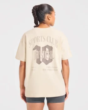Sports Club Gothic Oversized T-shirt