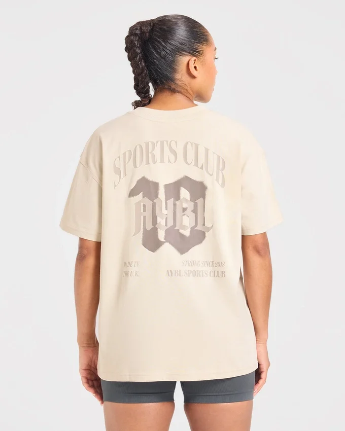 Sports Club Gothic Oversized T-shirt