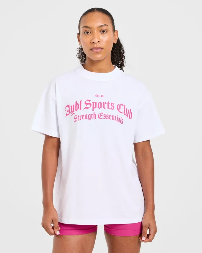 Sports Club Gothic Oversized T-shirt
