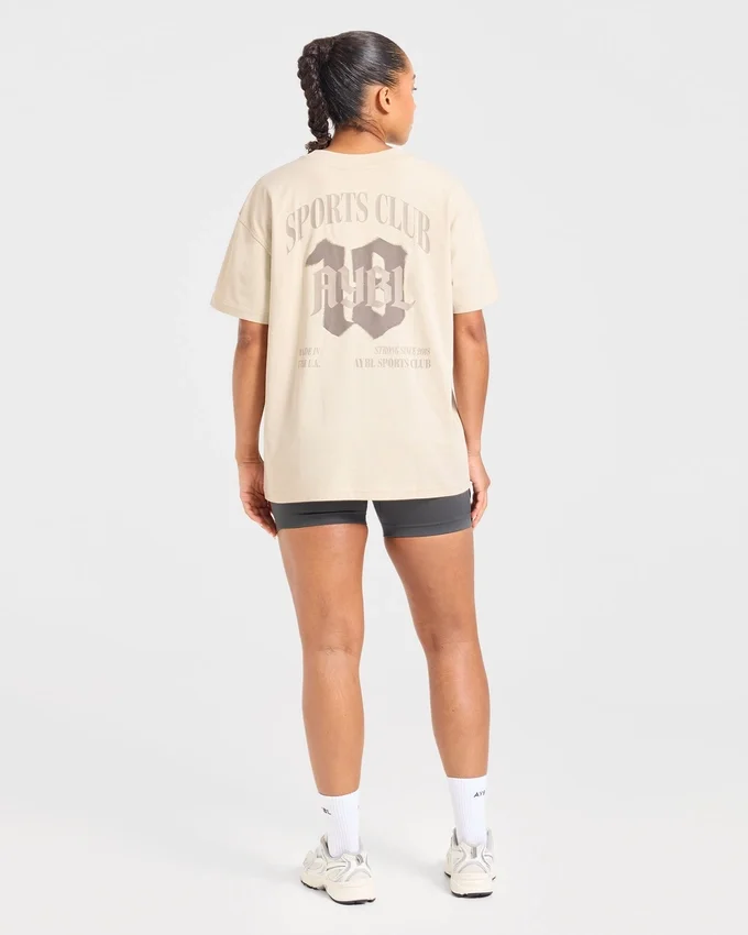 Sports Club Gothic Oversized T-shirt