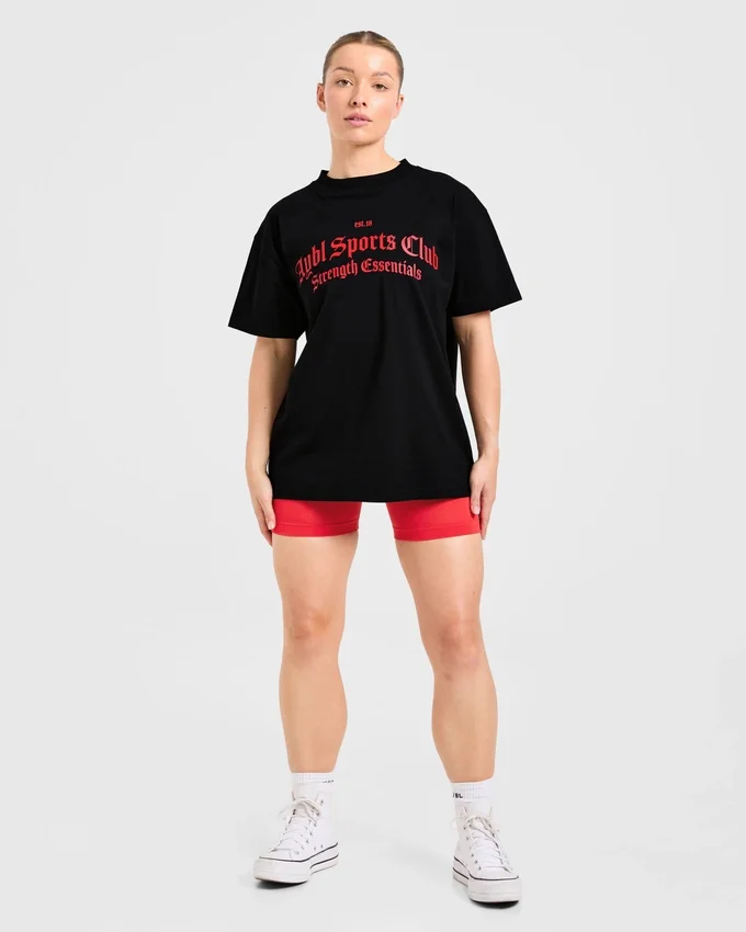 Sports Club Gothic Oversized T-shirt