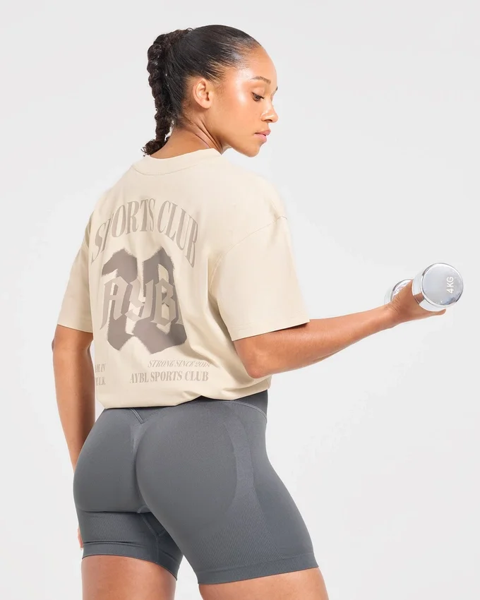 Sports Club Gothic Oversized T-shirt