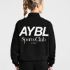 Sports Club Oversized-tröja med 1/4-dragkedja