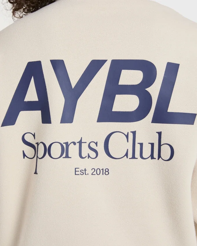 Sports Club Oversized-tröja med 1/4-dragkedja