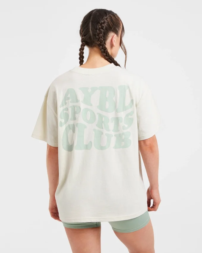 Sports Club Wavy Oversized T-shirt