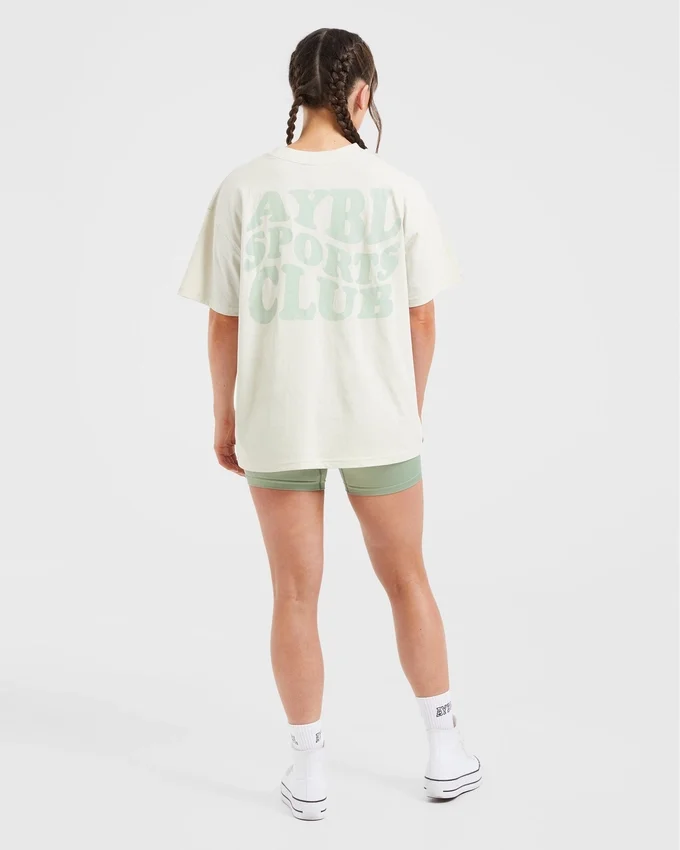 Sports Club Wavy Oversized T-shirt