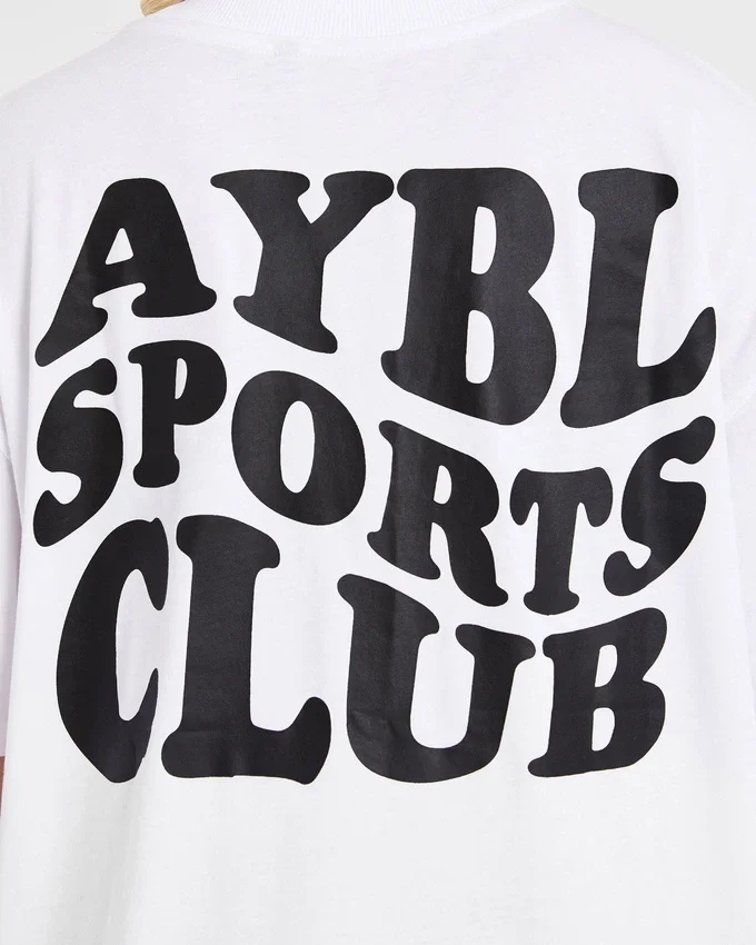 Sports Club Wavy Oversized T-shirt