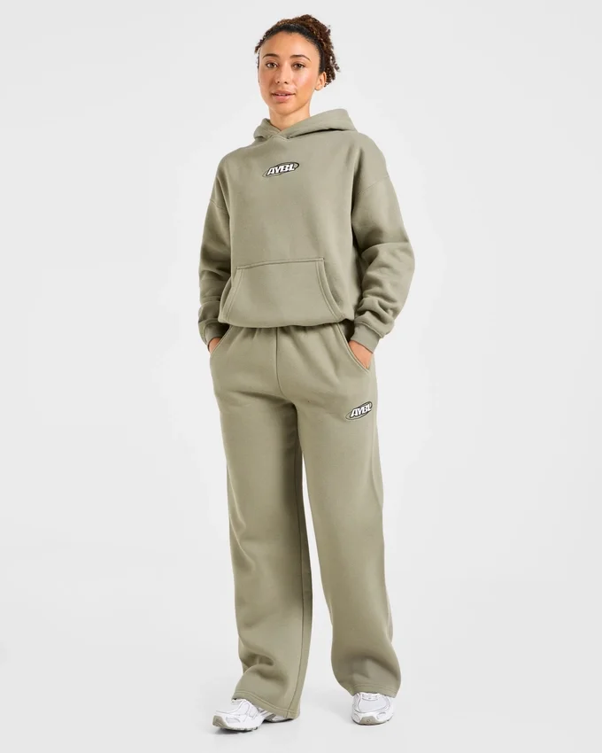 Sports Essentials Oversized Mjukisbyxor med raka ben