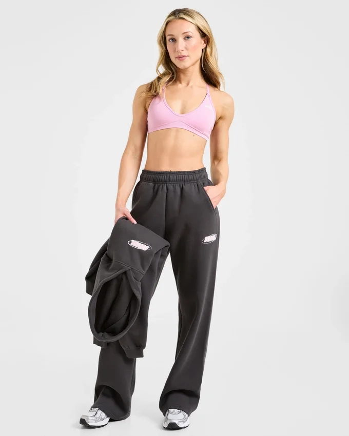 Sports Essentials Oversized Mjukisbyxor med raka ben