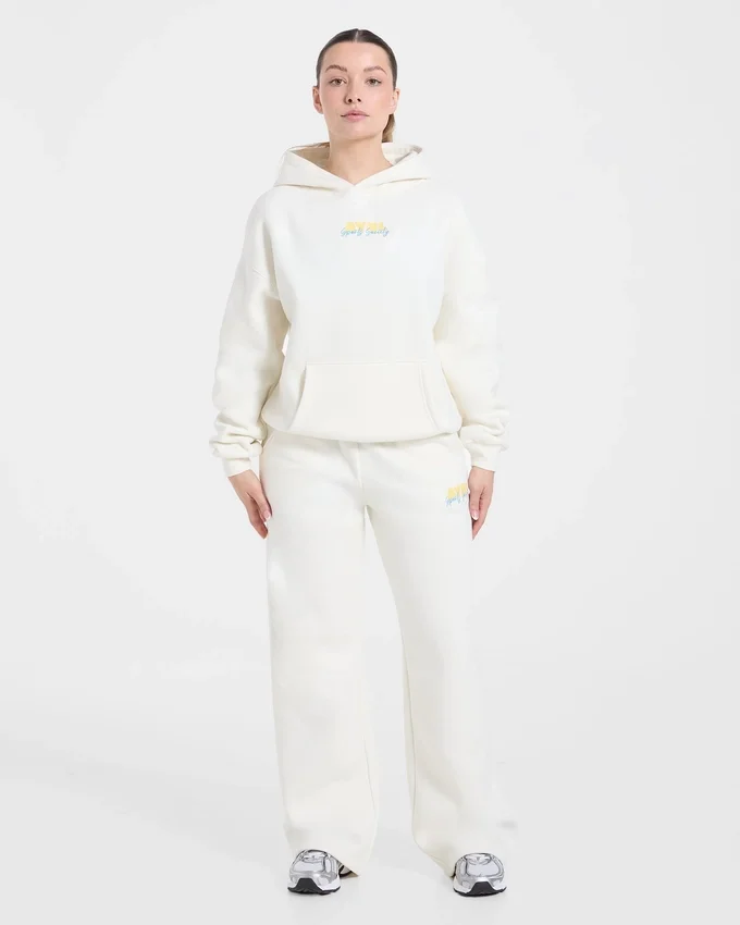 Sports Society Oversized Mjukisbyxor med raka ben