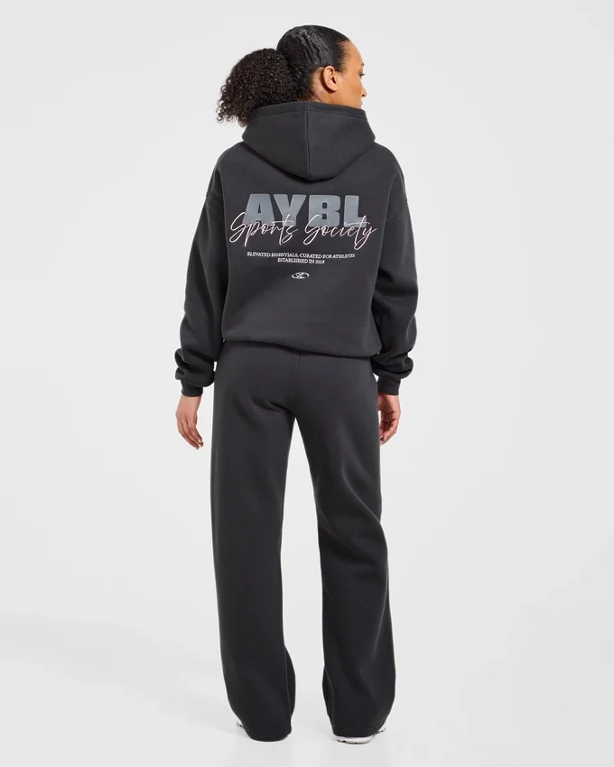 Sports Society Oversized Mjukisbyxor med raka ben