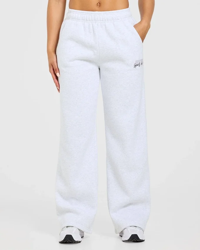 Sports Society Oversized Mjukisbyxor med raka ben