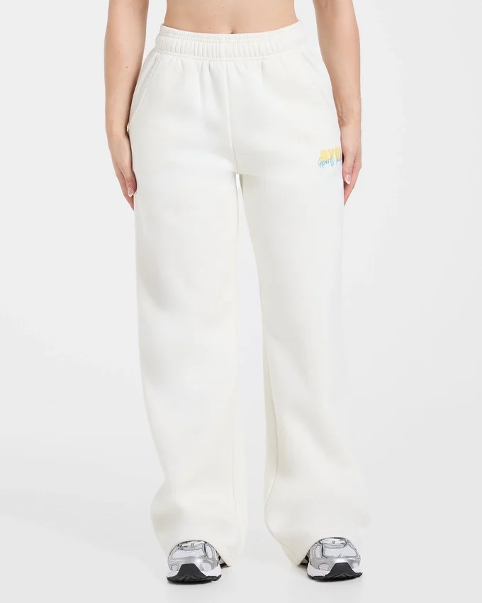 Sports Society Oversized Mjukisbyxor med raka ben