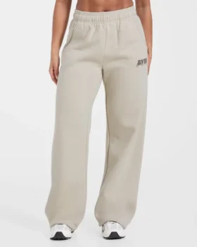 Sports Society Oversized Mjukisbyxor med raka ben