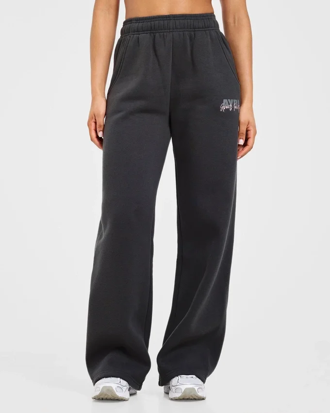 Sports Society Oversized Mjukisbyxor med raka ben