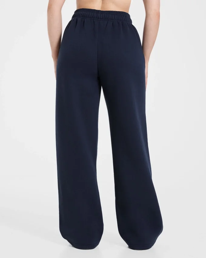 Sports Society Oversized Mjukisbyxor med raka ben