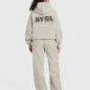 Sports Society Oversized Mjukisbyxor med raka ben