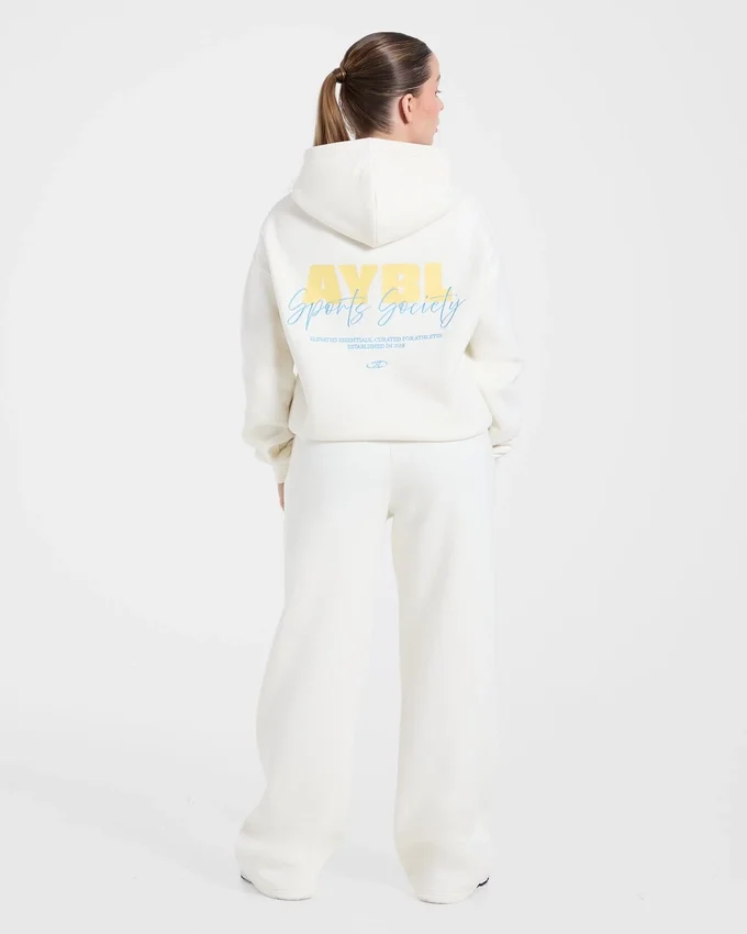 Sports Society Oversized Mjukisbyxor med raka ben