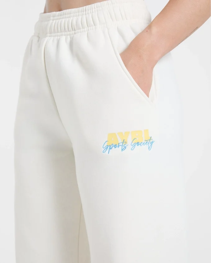 Sports Society Oversized Mjukisbyxor med raka ben
