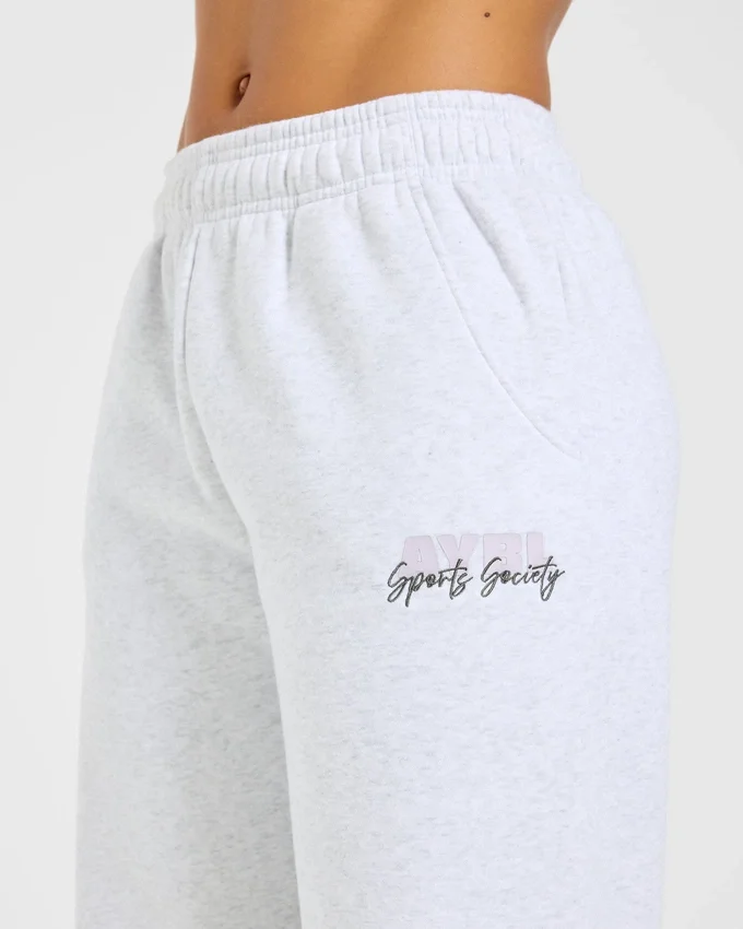 Sports Society Oversized Mjukisbyxor med raka ben