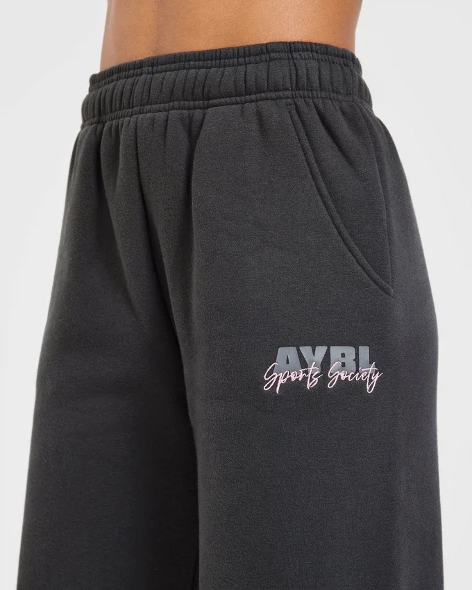 Sports Society Oversized Mjukisbyxor med raka ben