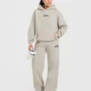 Sports Society Oversized Mjukisbyxor med raka ben