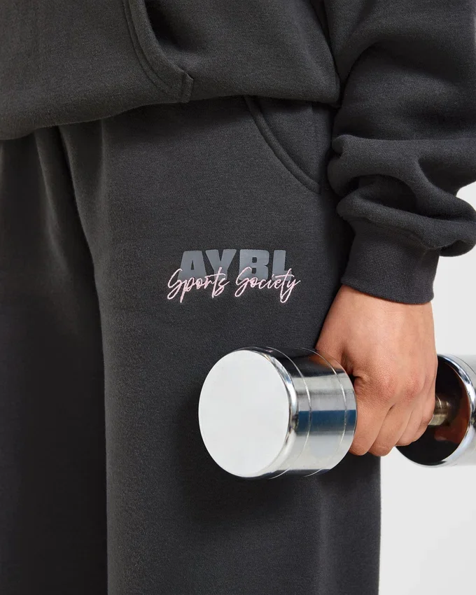Sports Society Oversized Mjukisbyxor med raka ben